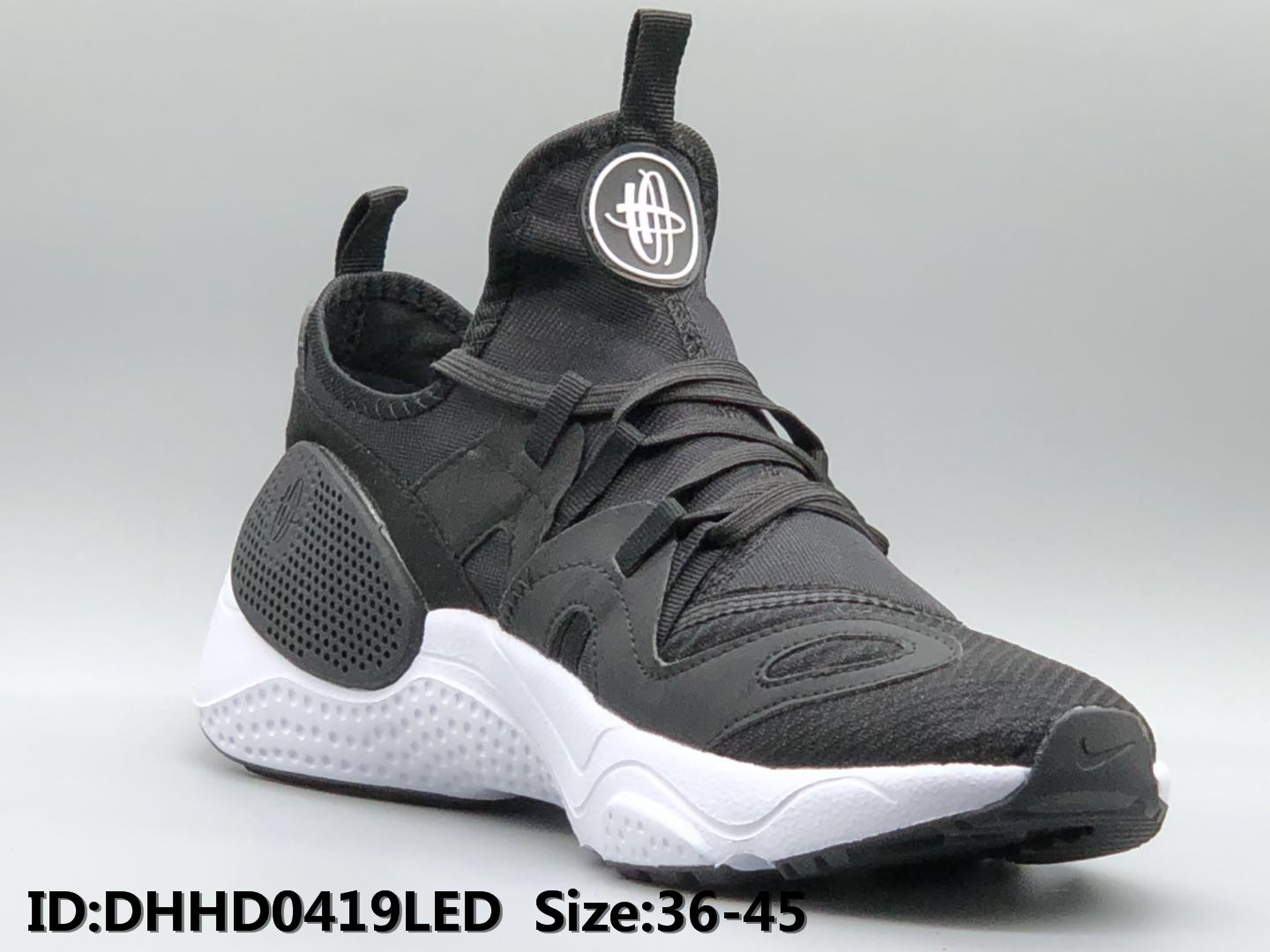 Women Nike Air Huarache 7 Black White Shoes